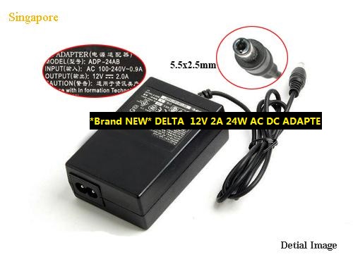 *Brand NEW* DELTA EADP24AB ADP-24AB 12V 2A 24W AC DC ADAPTE POWER SUPPLY